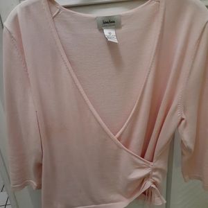 Women long sleep wrap shirt